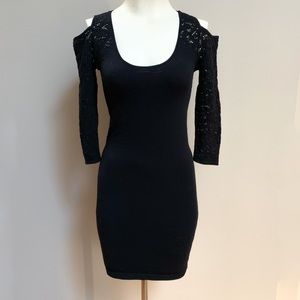 SALE!  Bebe Little Black Lace dress